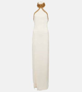 Tom Ford Embellished silk-blend gown