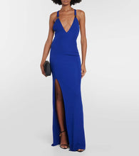 Tom Ford Embellished wool, cashmere and silk maxi dress