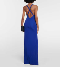 Tom Ford Embellished wool, cashmere and silk maxi dress