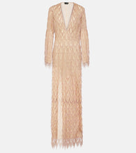 Tom Ford Fringed Lamé gown