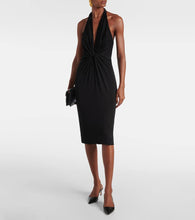 Tom Ford Gathered halterneck midi dress