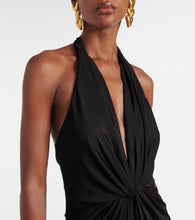 Tom Ford Gathered halterneck midi dress