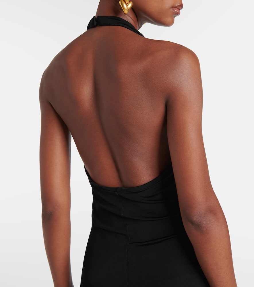 Tom Ford Gathered halterneck midi dress