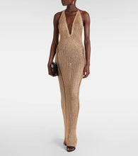 Tom Ford Halterneck chainmail gown