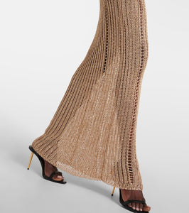 Tom Ford Halterneck chainmail gown