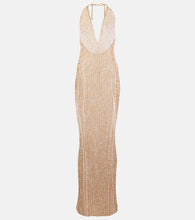 Tom Ford Halterneck chainmail gown