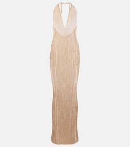Tom Ford Halterneck chainmail gown