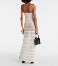 Tom Ford Halterneck crochet maxi dress