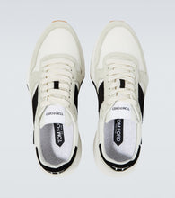 Tom Ford Jagga suede-trimmed sneakers