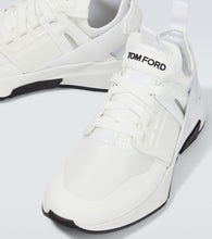 Tom Ford Jago suede and mesh sneakers