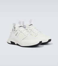 Tom Ford Jago suede and mesh sneakers
