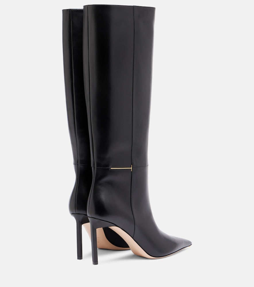 Tom Ford Julianne 85 leather knee-high boots
