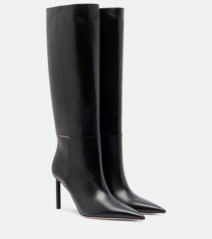 Tom Ford Julianne 85 leather knee-high boots