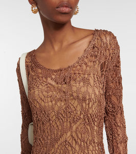 Tom Ford Layered knit midi dress