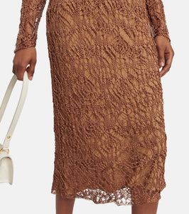 Tom Ford Layered knit midi dress