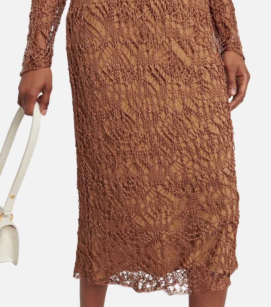 Tom Ford Layered knit midi dress