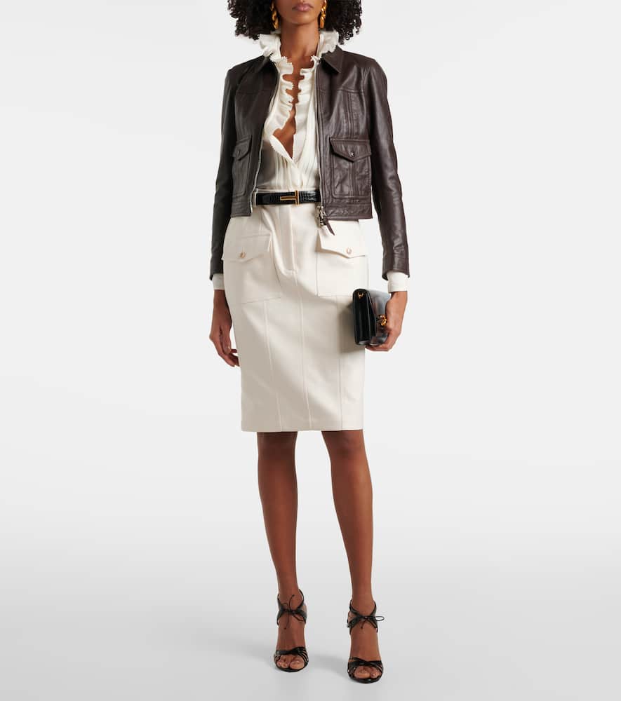 Tom Ford Leather biker jacket