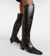 Tom Ford Leather over-the-knee boots