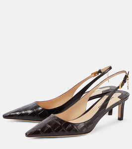 Tom Ford Leather slingback pumps