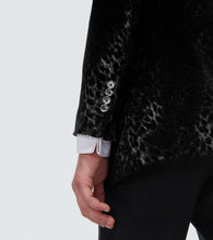 Tom Ford Leopard-print velvet blazer