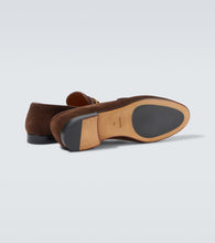 Tom Ford Liam chain-detail suede loafers