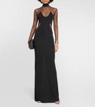 Tom Ford Long-sleeved cutout gown