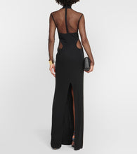 Tom Ford Long-sleeved cutout gown
