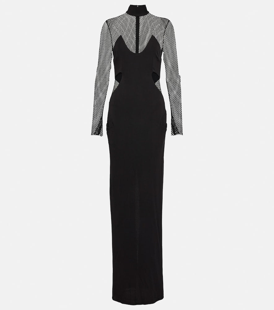 Tom Ford Long-sleeved cutout gown. 汤姆·福特长袖镂空礼服