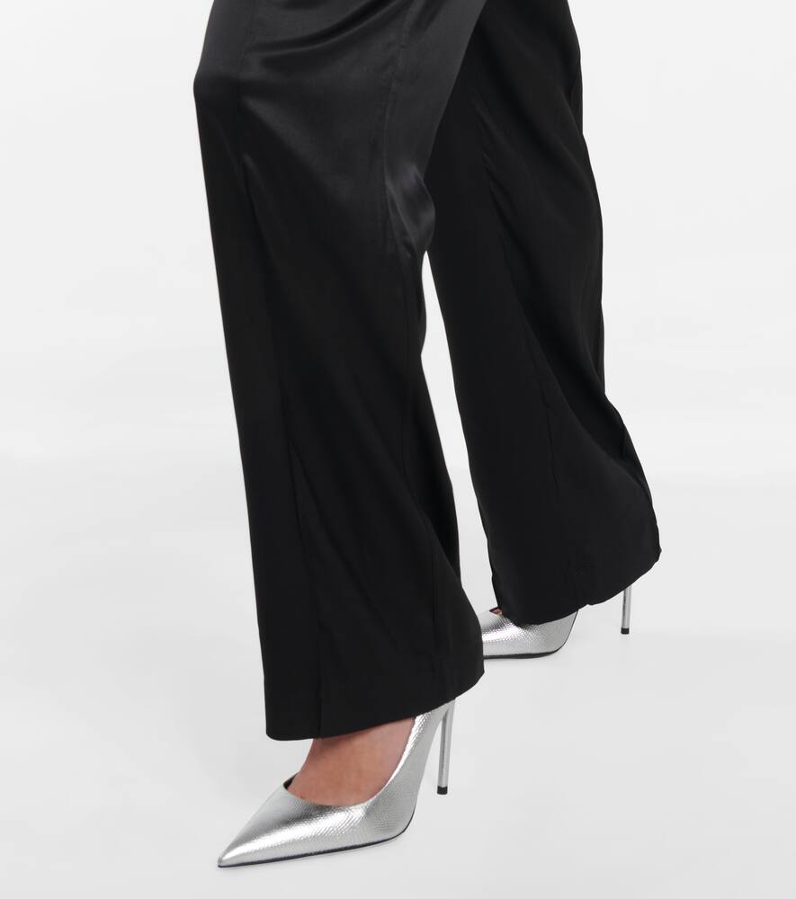 Tom Ford Metallic leather pumps
