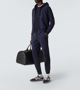 Tom Ford Mick suede-trimmed sneakers