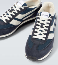 Tom Ford Mick suede-trimmed sneakers