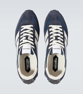 Tom Ford Mick suede-trimmed sneakers