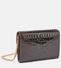 Tom Ford Mini croc-effect leather shoulder bag