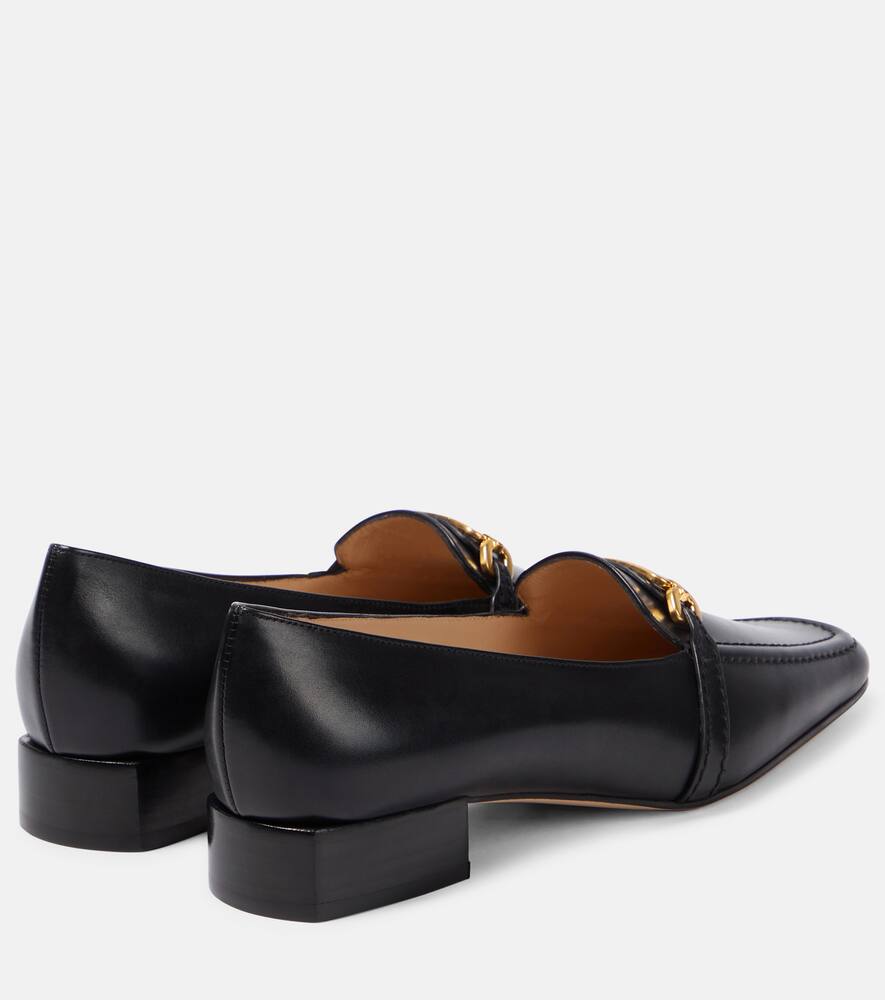 Tom Ford Monogram leather loafers