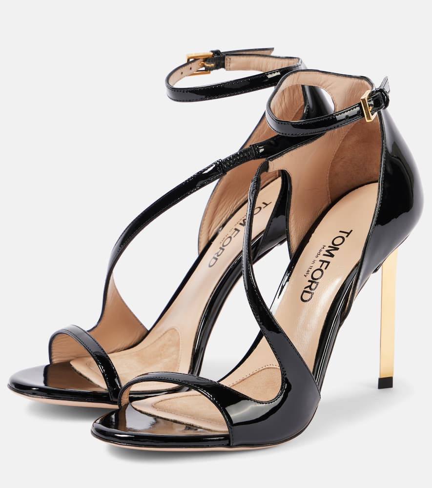 Tom Ford Newton patent leather sandals