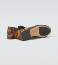 Tom Ford Nicolas leopard-print calf hair loafers