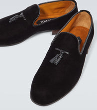 Tom Ford Nicolas velvet loafers