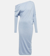 Tom Ford One-shoulder cashmere and silk midi dress. Tom Ford 单肩羊绒真丝中长连衣裙