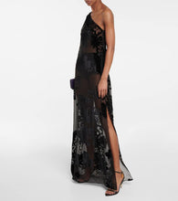 Tom Ford One-shoulder floral kaftan
