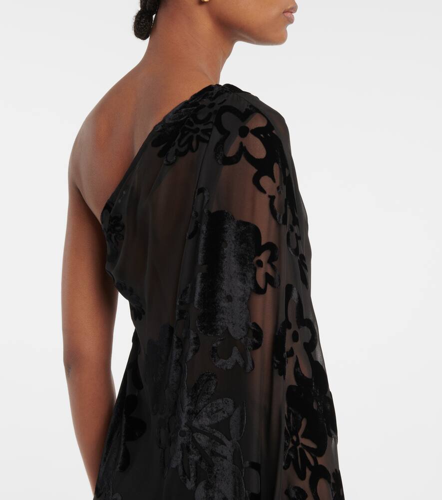 Tom Ford One-shoulder floral kaftan