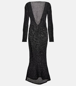 Tom Ford Open-back embellished maxi dress