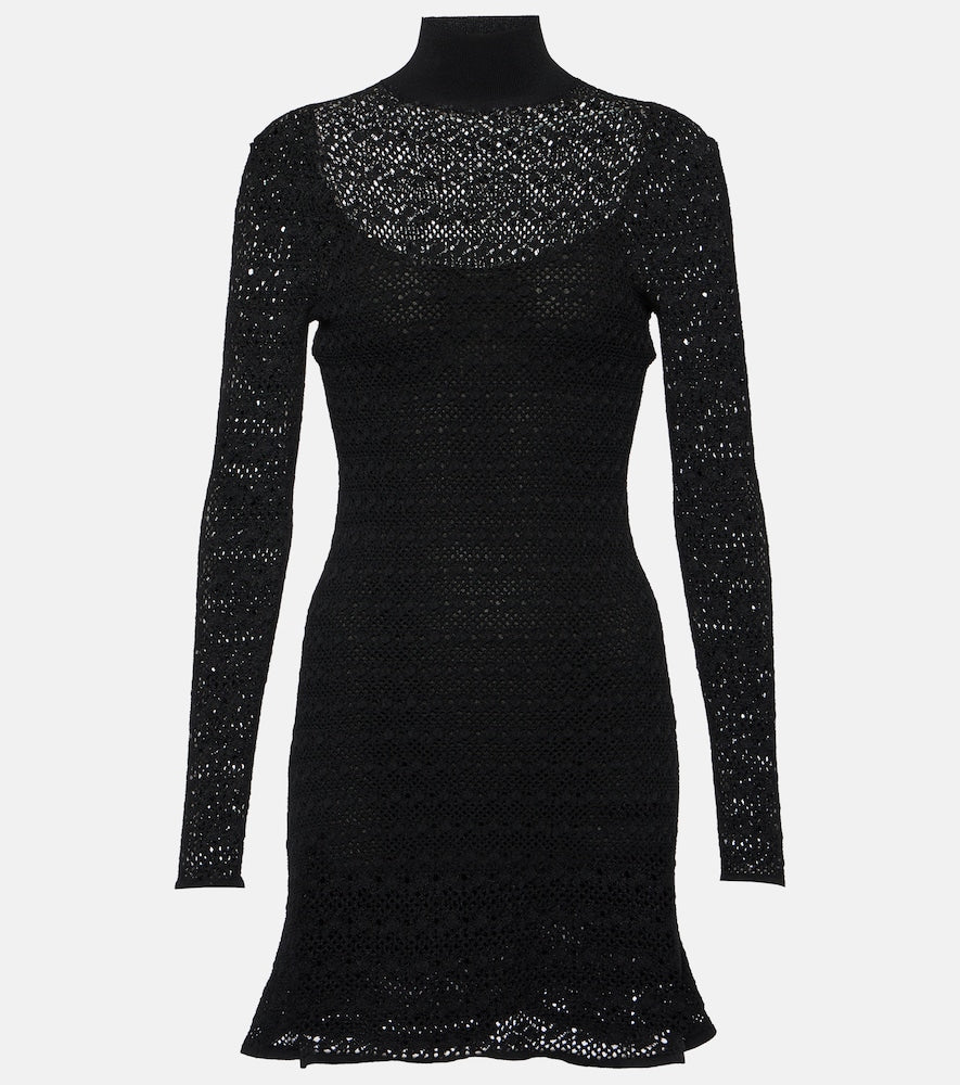 Tom Ford Open-knit minidress. Tom Ford 开襟针织迷你连衣裙