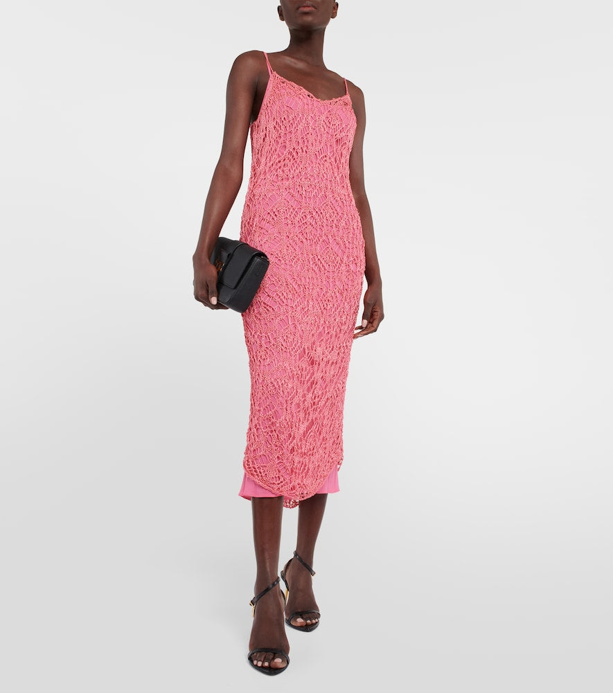 Tom Ford Openwork knit maxi dress