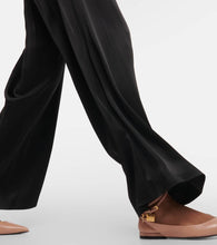 Tom Ford Padlock leather slingback flats