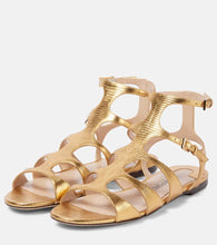 Tom Ford Paradis metallic leather sandals