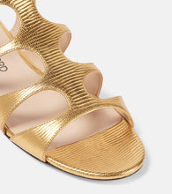 Tom Ford Paradis metallic leather sandals