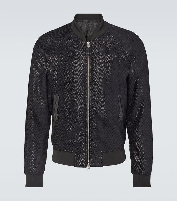 Tom Ford Patterned track jacket