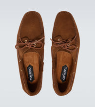 Tom Ford Robin suede boat shoes