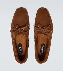 Tom Ford Robin suede boat shoes