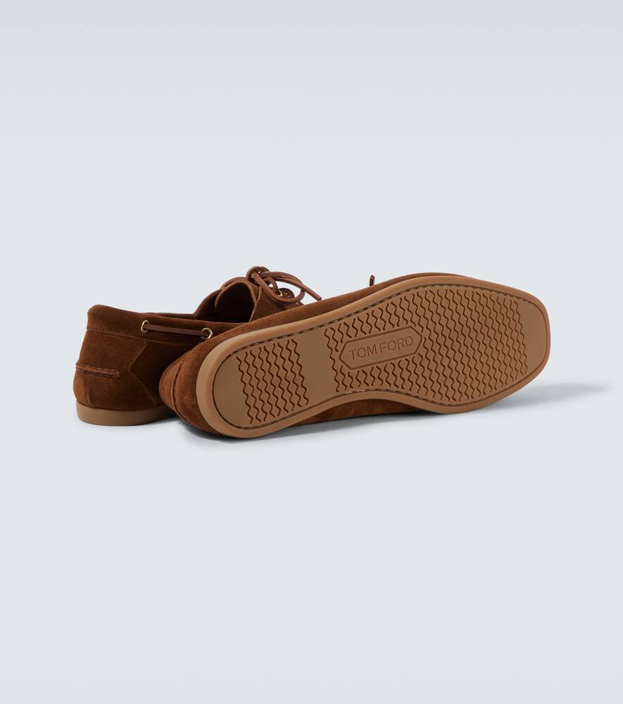 Tom Ford Robin suede boat shoes
